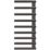 Towelrads 1245mm x 500mm 1852BTU Anthracite Flat Designer Towel Radiator