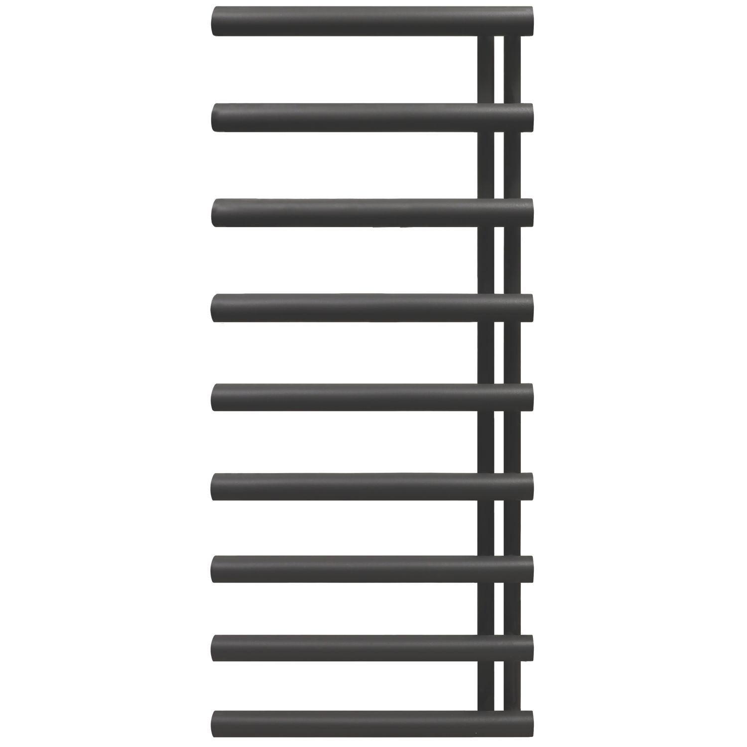 Towelrads 1245mm x 500mm 1852BTU Anthracite Flat Designer Towel Radiator (465RY)