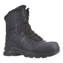 Helly Hansen Oxford Winter Tall Side Zip S3 Size 10.5 Black Waterproof Safety Boots Screwfix