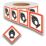 Essentials  Oxidising GHS Labels (Roll) 100mm x 100mm