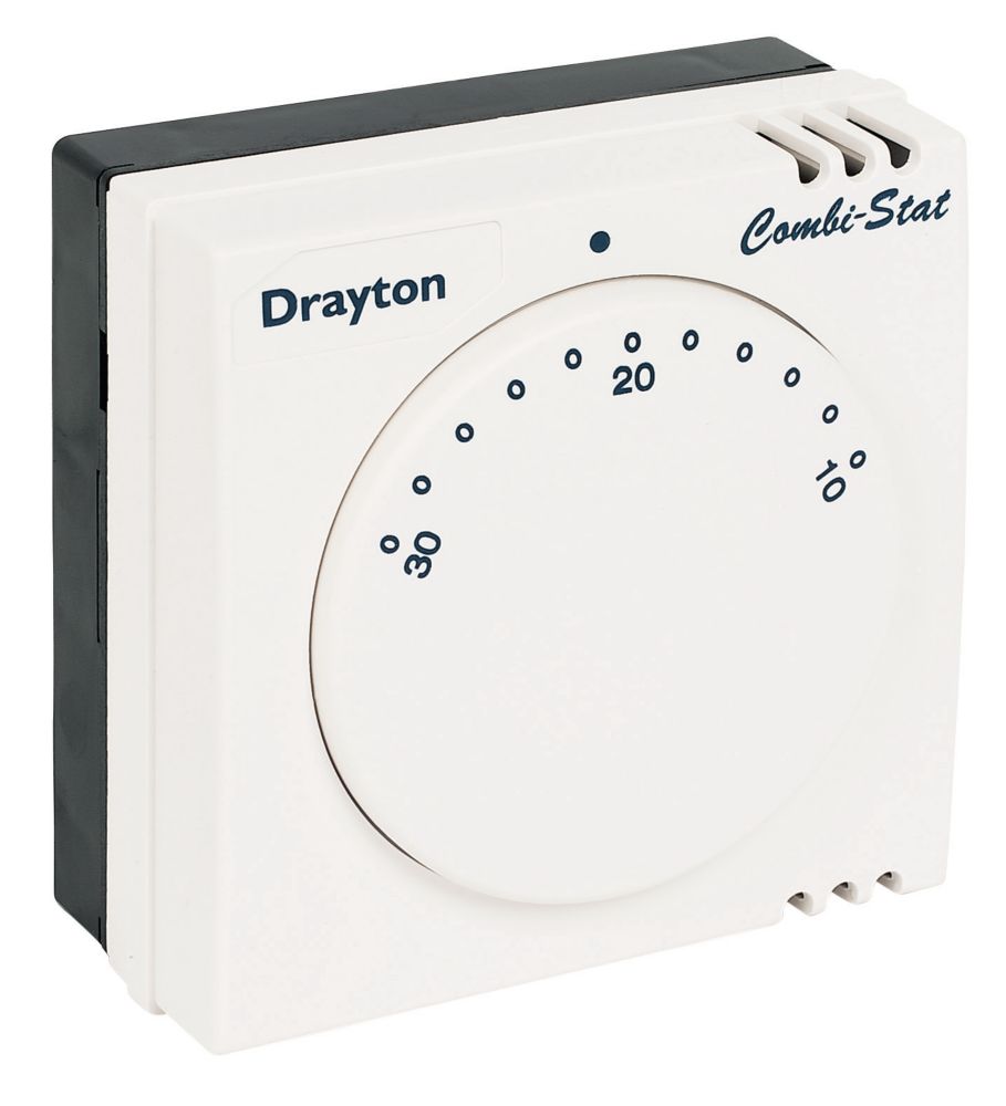 Drayton RTS8 1-Channel Wired Room Thermostat - Screwfix