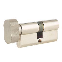 Union 6-Pin Thumbturn Euro Cylinder Lock 40-40 (80mm) Satin Nickel