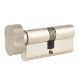 Union 6-Pin Thumbturn Euro Cylinder Lock 40-40 (80mm) Satin Nickel