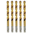Erbauer   Straight Shank Ground HSS Drill Bits 6.5 x 101mm 5 Pack