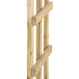 Rowlinson  Softwood Rectangular Trellis 1' x 6' 3 Pack