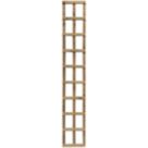 Rowlinson  Softwood Rectangular Trellis 1' x 6' 3 Pack