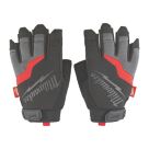 Milwaukee  Fingerless Work Gloves Black/Grey Medium