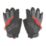 Milwaukee  Fingerless Work Gloves Black/Grey Medium