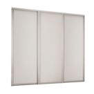 Spacepro Shaker 3-Door Sliding Wardrobe Door Kit Cashmere Frame Cashmere Panel 2592mm x 2260mm