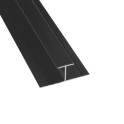 Splashwall H-Joint Black 2420mm x 11mm