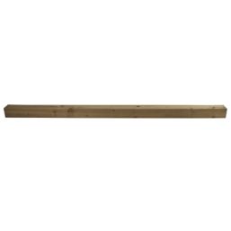 Forest Natural Timber Fence Posts 100mm x 100mm x 2400mm 4 Pack
