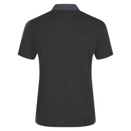 Regatta Contrast Coolweave Polo Shirt Black/Seal Grey Medium 42.5" Chest