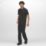 Regatta Contrast Coolweave Polo Shirt Black/Seal Grey Medium 42.5" Chest