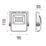 4lite  Outdoor LED Floodlight Black 20W 2100lm
