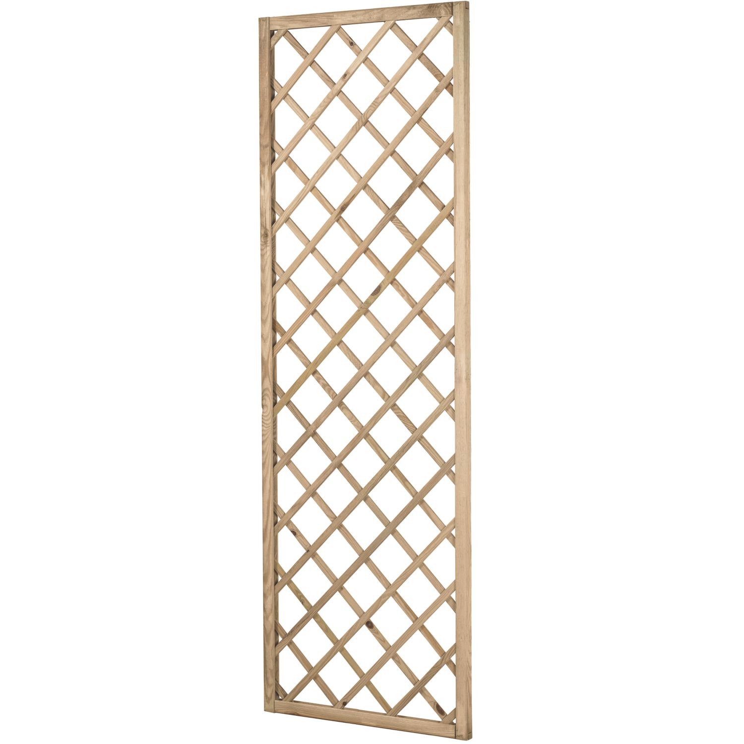 Forest Hidcote Softwood Rectangular Garden Trellis 2' x 6' 4 Pack (466KP)