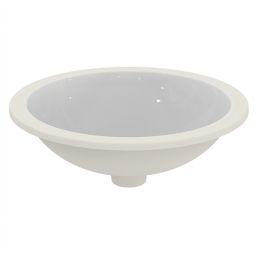 Armitage Shanks Cherwell 21 Round Under-Countertop Wash Basin No Tap Holes 380mm