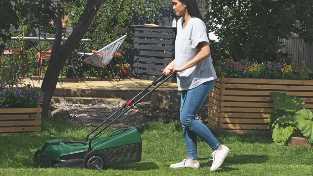 Bosch EasyMower 18V 32 18V 1 x 4.0Ah Li Ion Power for All Cordless 32cm Lawn Mower