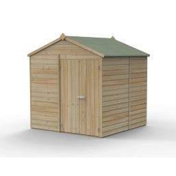 Forest Beckwood 7' x 7' (Nominal) Apex Shiplap Timber Shed