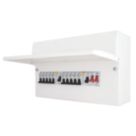 British General Fortress 16-Module 10-Way Populated High Integrity Dual RCD Consumer Unit