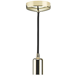 Knightsbridge  Contemporary Pendant Polished Brass