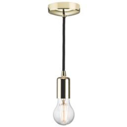 Knightsbridge  Contemporary Pendant Polished Brass