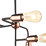 Quay Design Hansen LED 6-Light Fixed Multi-Arm Pendant Copper 12W 210lm