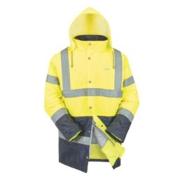 Site Shackley Hi-Vis Traffic Jacket Yellow/Navy Medium 51" Chest