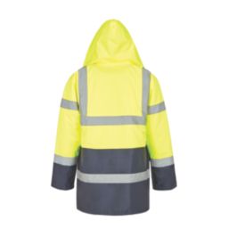 Site Shackley Hi-Vis Traffic Jacket Yellow/Navy Medium 51" Chest