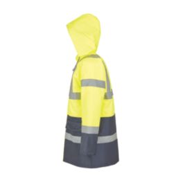 Site Shackley Hi-Vis Traffic Jacket Yellow/Navy Medium 51" Chest