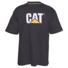 CAT Trademark Logo T-Shirt Short Sleeve Tee Shirts Black 4X Large 54" Chest