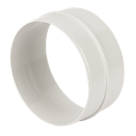 Manrose Round Pipe Connector White 125mm
