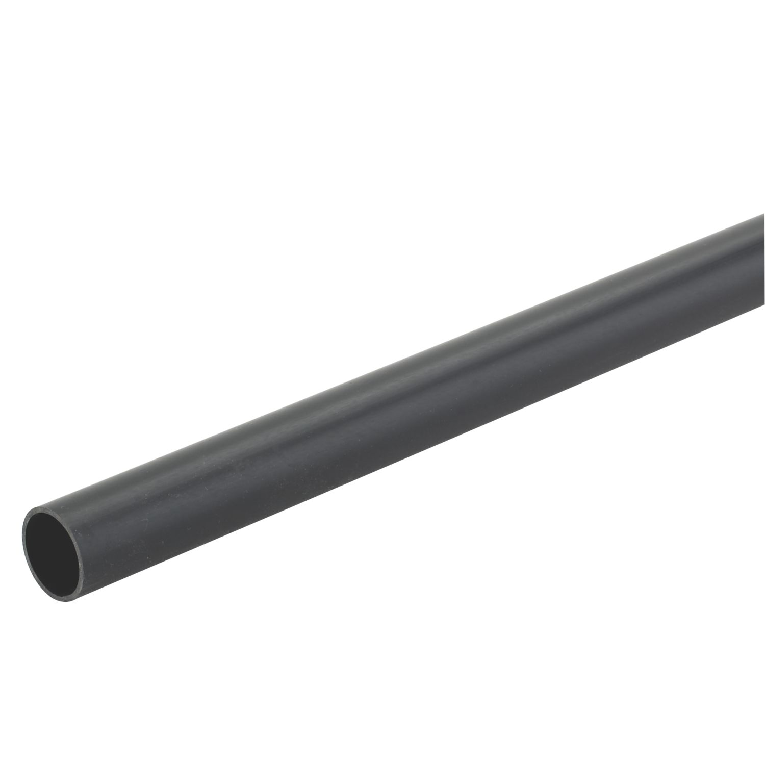 Tower Round uPVC Black Conduit 25mm x 2m (46738)