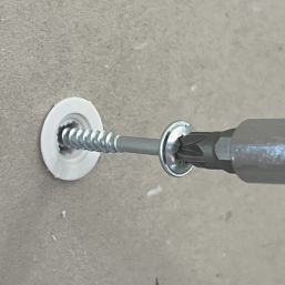 Easyfix  Self-Drilling Expansion Plugs with Pan Head Screws Nylon 43mm 50 Pack