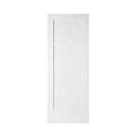 Jeld-Wen  Primed White Wooden 1-Panel Shaker Internal Door 1981 x 610mm