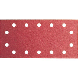 Bosch  C430 80 Grit 14-Hole Punched Multi-Material Sanding Sheets 230mm x 115mm 10 Pack
