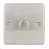 Hager WRDRP1BSKIT 1-Gang Modular Dimmer Switch Brushed Steel