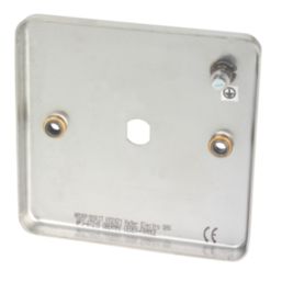 Hager WRDRP1BSKIT 1-Gang Modular Dimmer Switch Brushed Steel