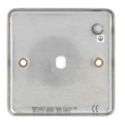 Hager WRDRP1BSKIT 1-Gang Modular Dimmer Switch Brushed Steel