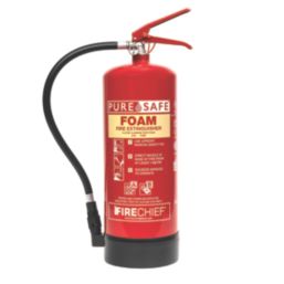 Firechief PureSafe FFF6 Foam Fire Extinguisher 6Ltr