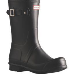 Hunter  Size 10  Black Non Safety Wellies