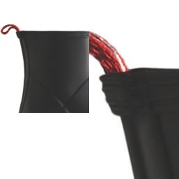 Hunter Play Short Size 10  Black Non Safety Wellies