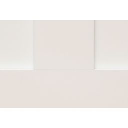Edwardian 1-Clear Light Primed White Wooden 3-Panel Internal Door 1981mm x 838mm