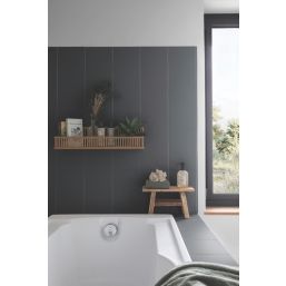 V33 2Ltr Charcoal Grey Satin Tile Paint