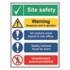 Essentials  "Site Safety" Notice 400mm x 300mm