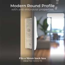 British General 800 Series 10AX 1-Gang Intermediate Switch White