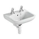 Armitage Shanks Portman 21 Hand Rinse Washbasin with Overflow 2 Tap Holes 500mm