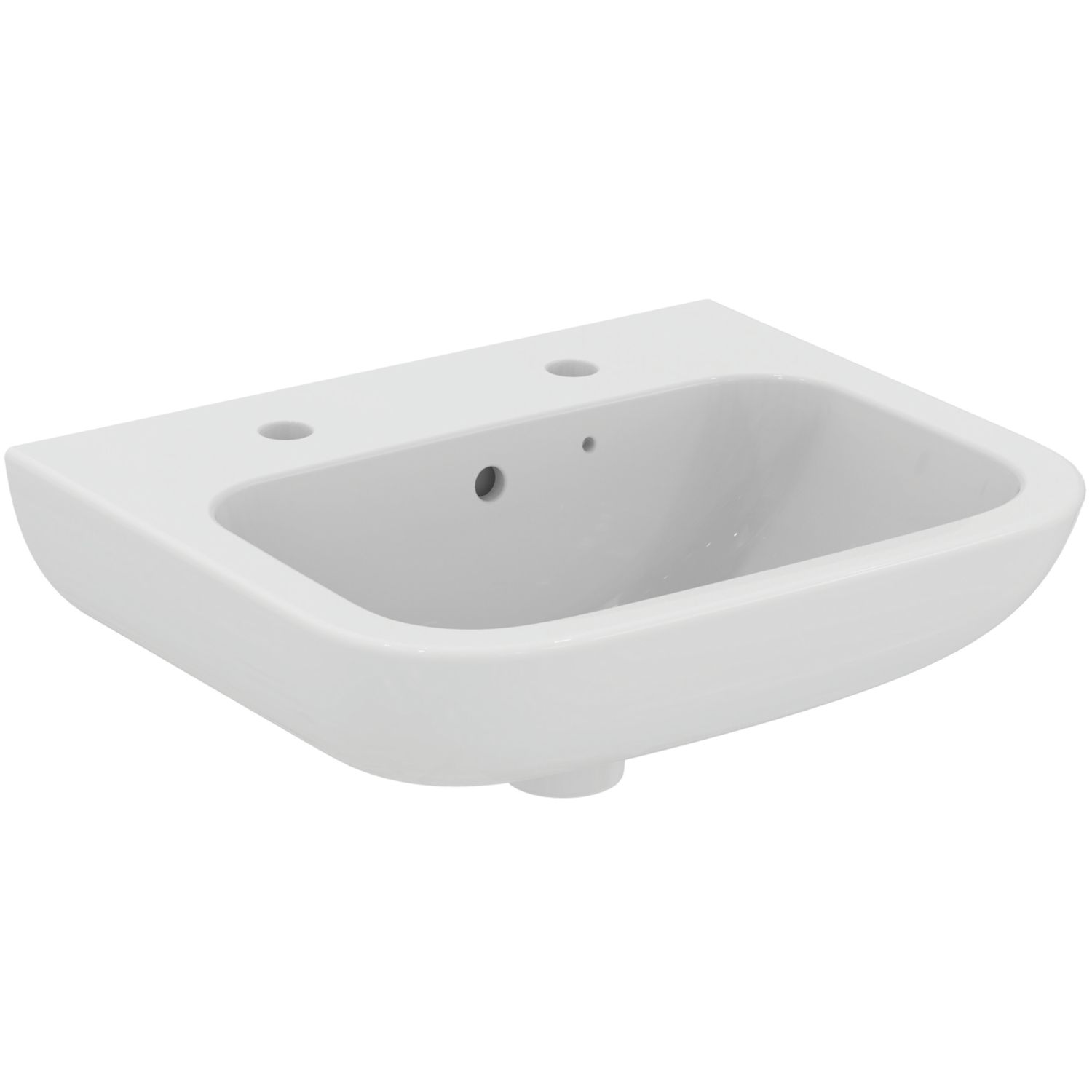 Armitage Shanks Portman 21 Hand Rinse Washbasin with Overflow 2 Tap Holes 500mm (467JY)