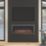 Be Modern Avella Grande Black Nickel Remote Control Wall-Mounted Electric Inset Fire 1150mm x 162mm x 492mm