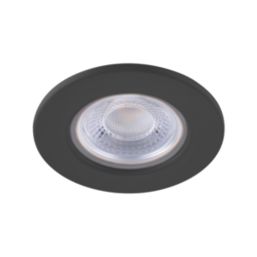 Saxby CosmosEco V3 Fixed  Fire Rated LED Recessed Downlight Black 6W 500lm
