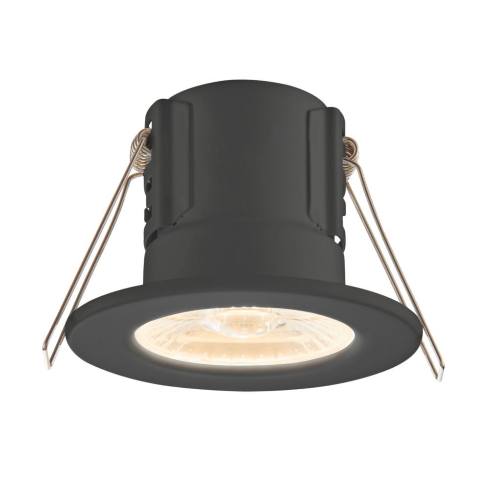 Saxby CosmosEco V3 Fixed Fire Rated LED Recessed Downlight Black